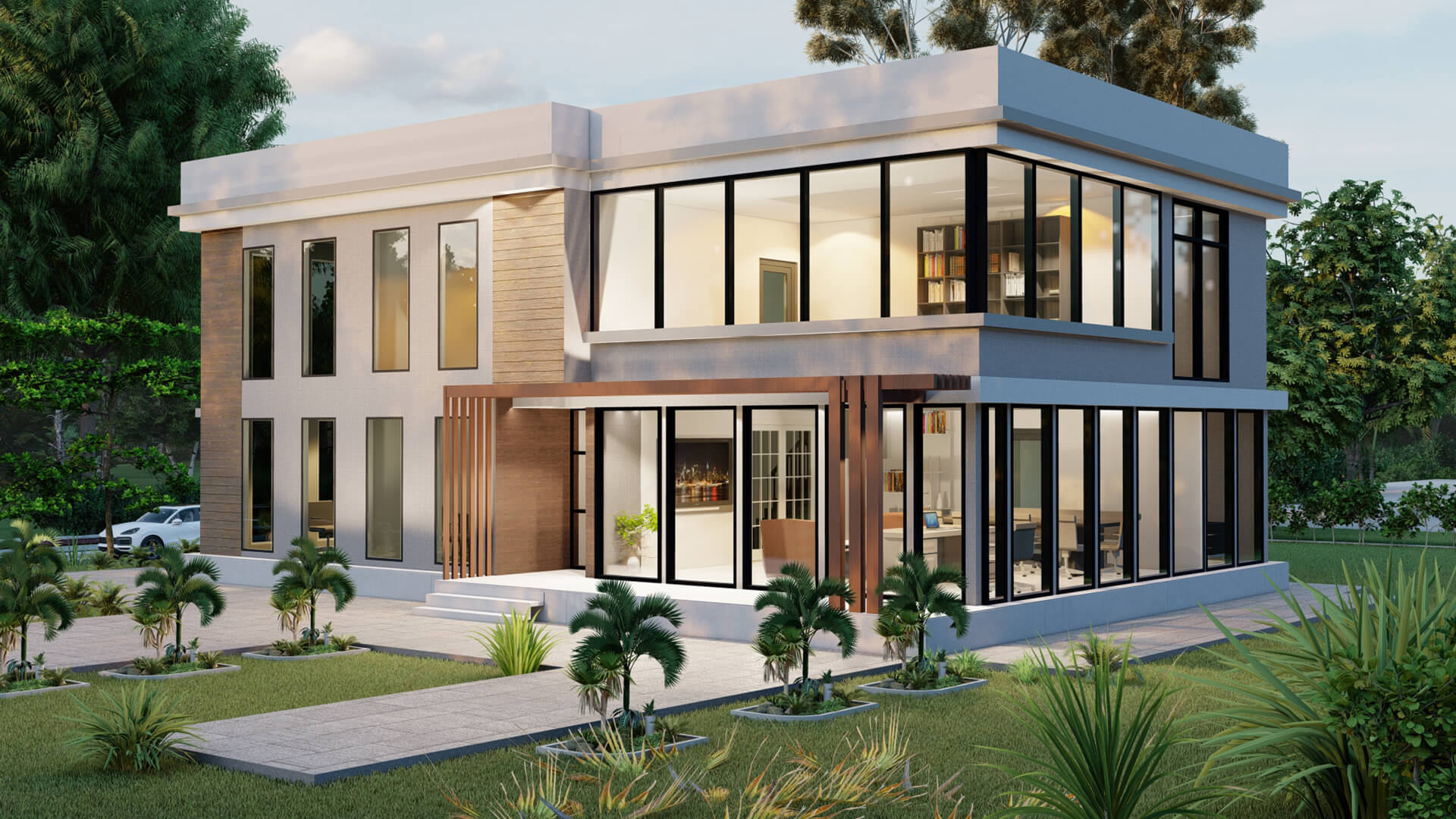 YİO-2275 Çift Kat Ofis Yapı gorsel 2